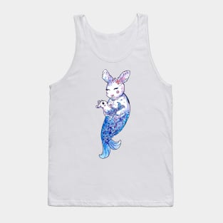 Merbunny With Baby Tank Top